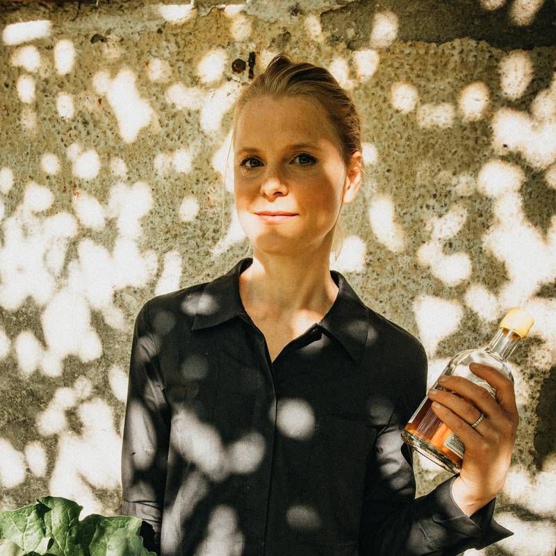 Founder Erika Ollén at Gnista Spirits, Malmö