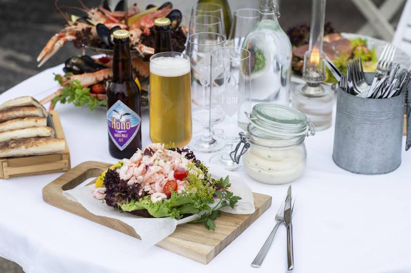 Meeresfrüchte beim Tullhuset, Hönö