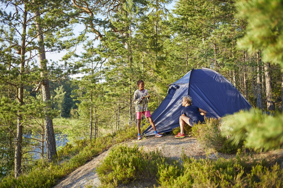 campsites with hiking trails