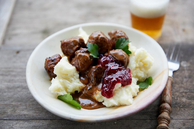 Boulettes de viande et confiture